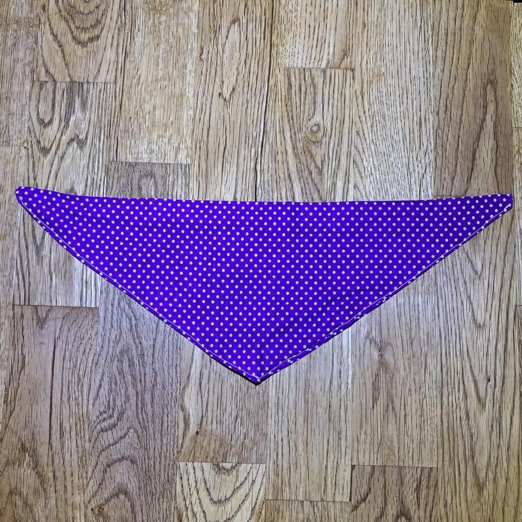 Bandana violet Pat'Eco (chat)