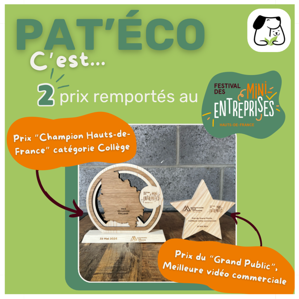 Collège Sainte Marie Linselles - Pat'Eco, la mini-entreprise 2023-2024 en quelques chiffres